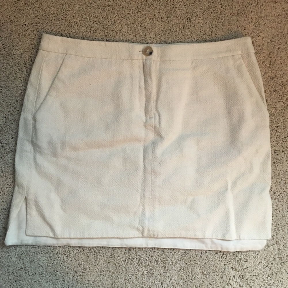 Tory Burch Ivory Skirt